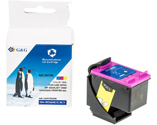 Kompatibel mit HP 301XL/ CC564EE Druckerpatrone Color jetzt kaufen - Marke: G&G