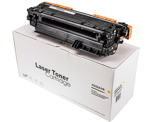 Kompatibel mit HP 504A / CE252A Toner Gelb [modell] von TONERDUMPING