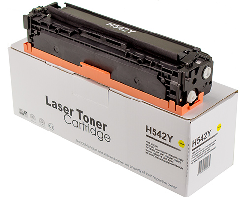 Kompatibel mit HP 125A / 128A / 131A / CB542A / CE322A / CF212A / Canon 716Y/ 731Y Toner Gelb jetzt kaufen von TONERDUMPING