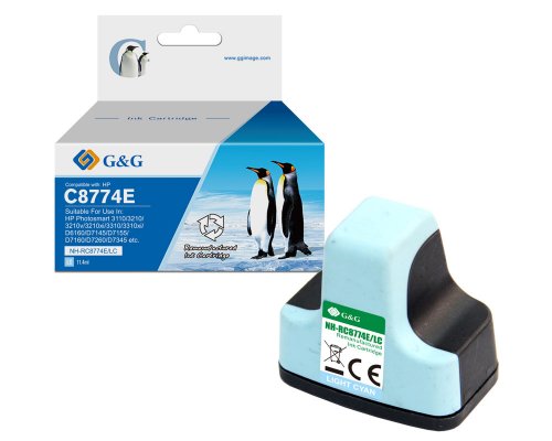 Kompatibel mit HP 363/ C8774EE XL-Druckerpatrone Hellcyan [modell] - Marke: G&G