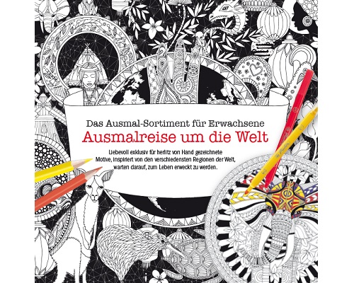 Herlitz Malbuch für Erwachsene, 24 Seiten