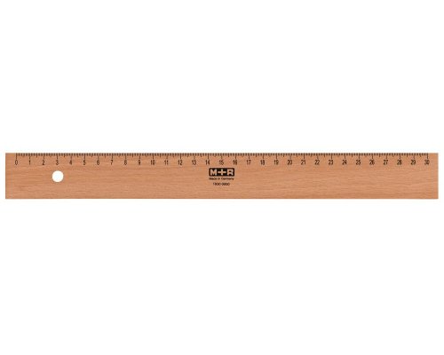 Holzlineal 30 cm