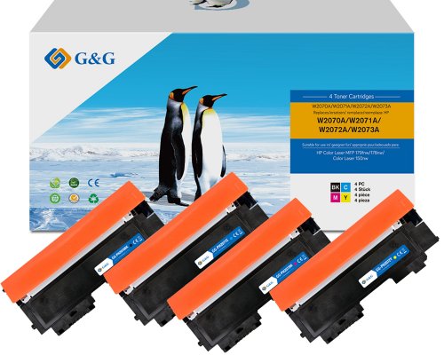 Kompatibel mit 4 x HP 117A Toner jetzt kaufen (schwarz, cyan, magenta, gelb) - Marke: G&G