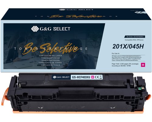 Kompatibel mit HP 201X / Canon 045H Toner Magenta jetzt kaufen - Marke: G&G Select