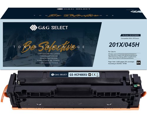 Kompatibel mit HP 201X / Canon 045H Toner Schwarz jetzt kaufen - Marke: G&G Select