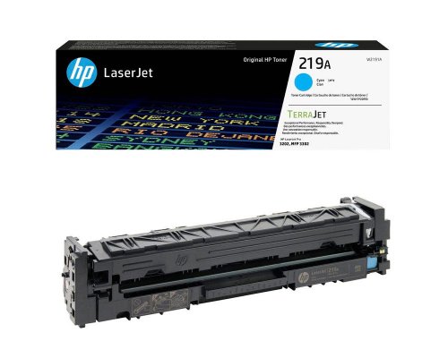 HP 219A Original-Toner W2191A [modell] (1.200 Seiten) Cyan