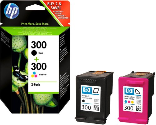 HP 300 Original-Druckerpatronen Schwarz + Color CN637EE jetzt kaufen