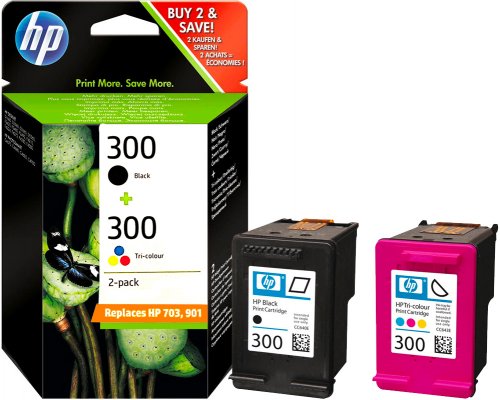 HP 300 Original-Druckerpatronen CN637EE ersetzt HP 703, HP 901 jetzt kaufen schwarz + color