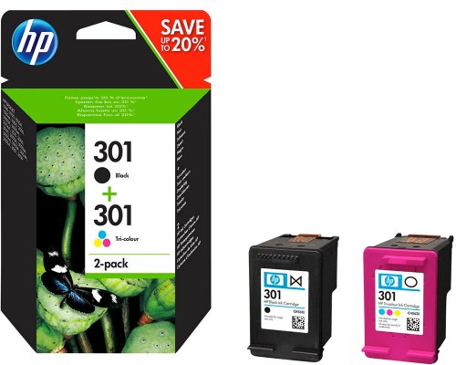 HP 301 Original-Druckerpatronen Multipack Schwarz + Color jetzt kaufen
