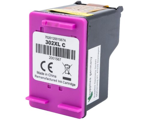Kompatibel mit HP 302XL / F6U67AE Druckerpatrone Farbe jetzt kaufen von TONERDUMPING