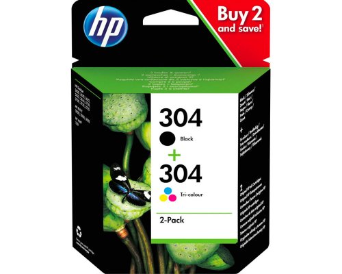 HP 304 Original-Druckerpatronen Multipack Schwarz + Color jetzt kaufen 3JB05AE