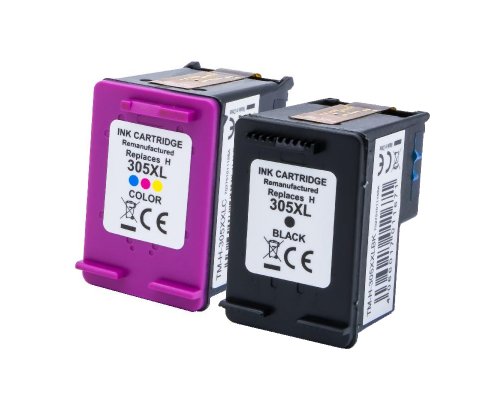 Kompatibel mit HP 305XL/ 3YM62AE + 3YM63AE Druckerpatronen Schwarz + Color jetzt kaufen von TONERDUMPING (XXL: 2 x 18 ml)