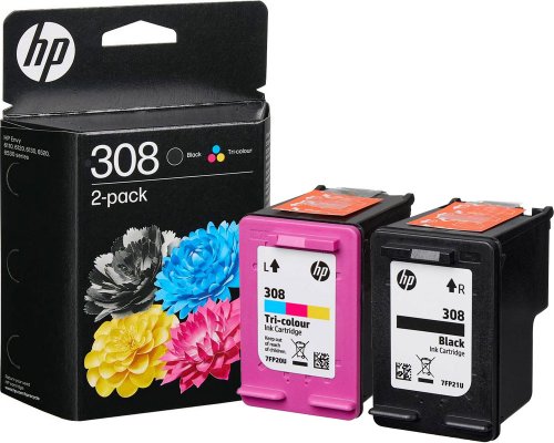 HP 308 Original Patronen Multipack 6L6S6UE jetzt kaufen - 160 Seiten schwarz / 120 Seiten color