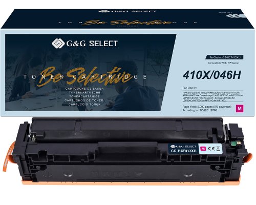 Kompatibel mit HP 410X / CF413X, Canon 046H XL-Premium Toner Magenta jetzt kaufen - Marke: G&G Select