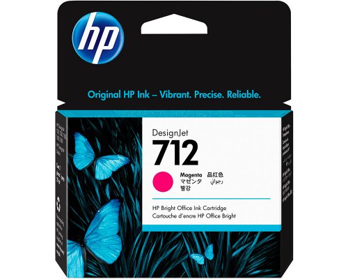 HP 712 Original-Tinte jetzt kaufen 3ED68A - Inhalt: 29 ml magenta
