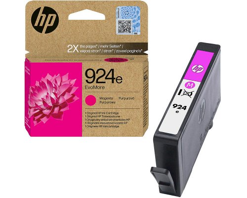 HP 924e EvoMore Original-Druckerpatrone 4K0U8NE (800 Seiten) magenta