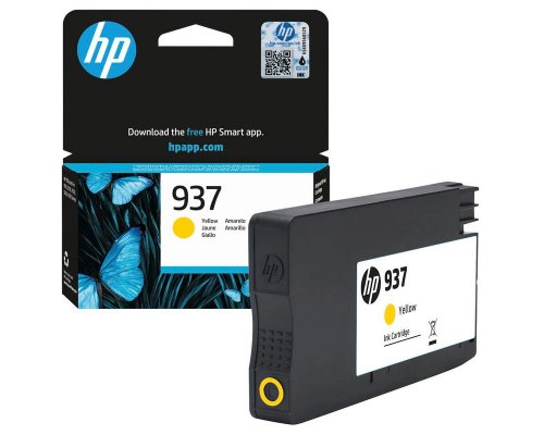 HP 937 Original-Druckerpatrone 4S6W4NE [modell] (800 Seiten) gelb