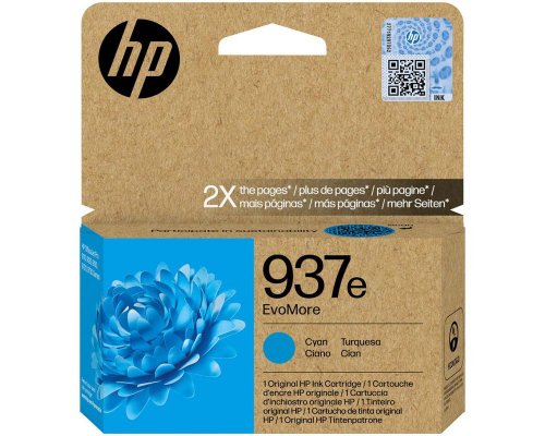 HP 937e Original-Druckerpatrone 4S6W6NE [modell] (1650 Seiten) cyan