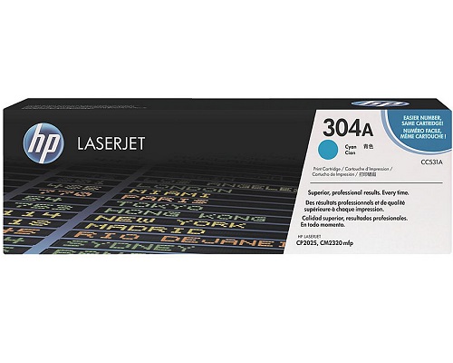 HP 304A / CC531A Originaltoner Cyan [modell]