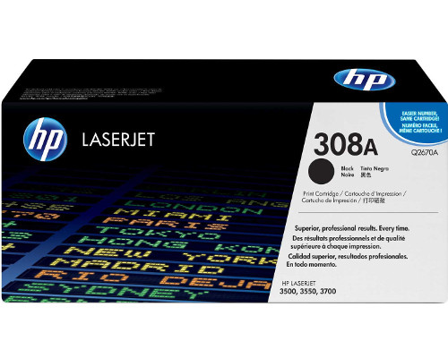 HP 308A Schwarz Originaltoner (Q2670A) [modell]