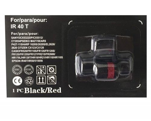 TONERDUMPING Farbrolle Kompatibel mit CASIO IR40T (Gruppe 745) Schwarz/Rot jetzt kaufen