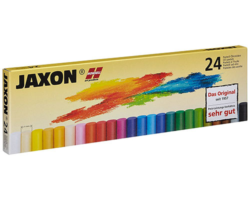 JAXON Wachsmalkreiden/ Ölkreiden 24er, wasserfest