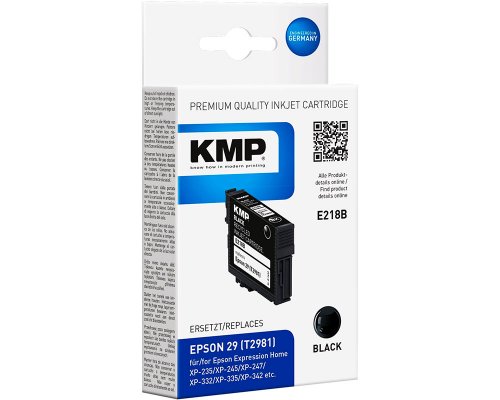 KMP E218B Druckerpatrone als Ersatz für Epson 29 / T2981 Schwarz jetzt kaufen