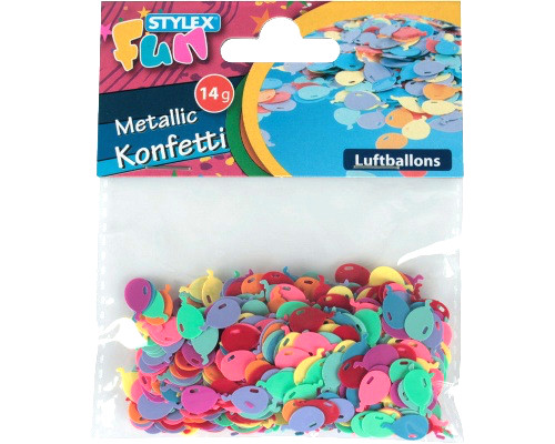 Konfetti, Metallic - Motiv: Ballons, 14g