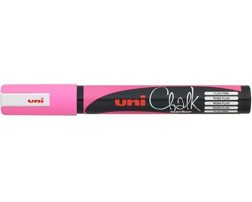 Kreidemarker uni Chalk PWE-5M, Rundspitze, pink