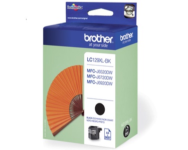 Brother LC-129XLBK Tinte [modell] (2.400 Seiten nach ISO) Schwarz