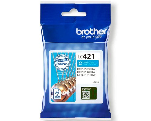 Brother LC-421C Original-Tinte jetzt kaufen (200 Seiten) cyan