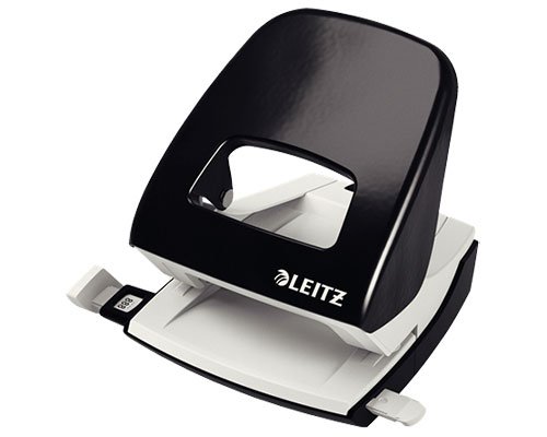 Leitz Locher NeXXt aus Metall (Schwarz, max. 30 Blatt)