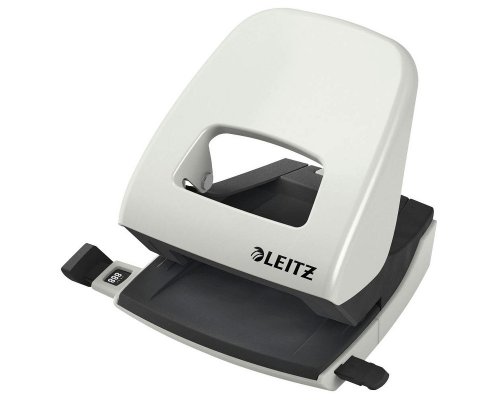 Leitz Locher NeXXt aus Metall (grau, max. 30 Blatt)
