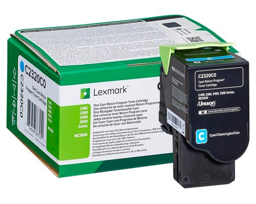 Original Lexmark-Toner C2320C0 jetzt kaufen (1.000 Seiten) Cyan
