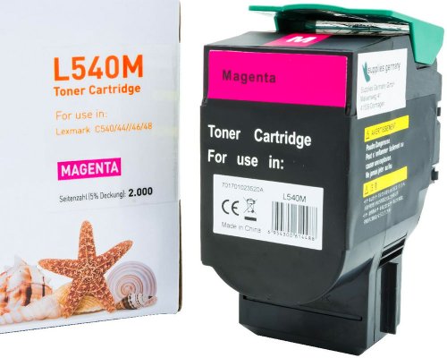 Kompatibel mit Lexmark 540H/ C540H1MG Toner Magenta jetzt kaufen von TONERDUMPING
