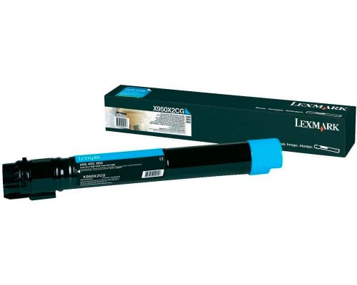 Original Lexmark Toner X950X2CG jetzt kaufen  cyan (22.000 Seiten)