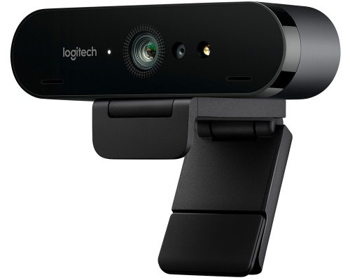 Logitech Brio Stream Webcam mit integriertem Stereo-Mikrofon (4096 x 2160 = Ultra-HD / 4K)