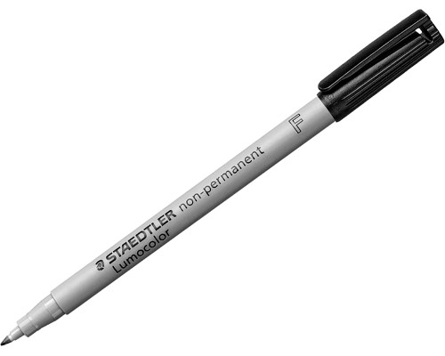 Staedtler Lumocolor-F 316 Schwarz 0,6mm non-permanent Folienschreiber