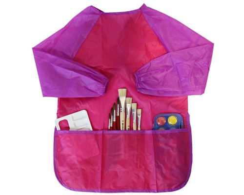 Malschürze, 100% Polyester, 55 x 45 cm, rot