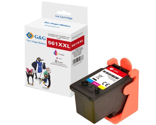 Kompatibel mit Canon CL-561XL/ 3730C001 XXL-Druckerpatrone Color (16 ml/ 635 Seiten) jetzt kaufen Marke: G&G