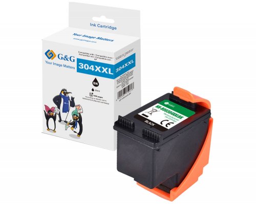 Kompatibel mit HP 304XL / N9K08AE XL-Druckerpatrone Schwarz jetzt kaufen - Marke: G&G