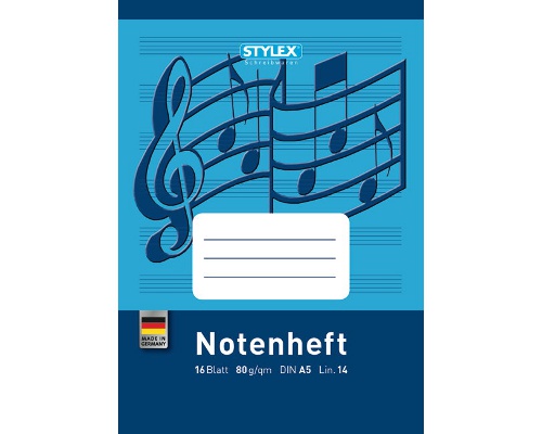 Notenheft DIN A5
