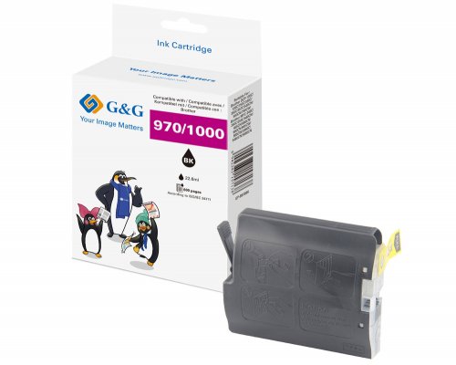 Kompatibel mit Brother LC-970BK/ LC1000BK Druckerpatrone Schwarz jetzt kaufen - Marke: G&G