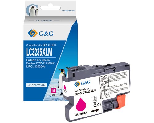 Kompatibel mit Brother LC-3235XL-M Druckerpatrone Magenta jetzt kaufen - Marke: G&G