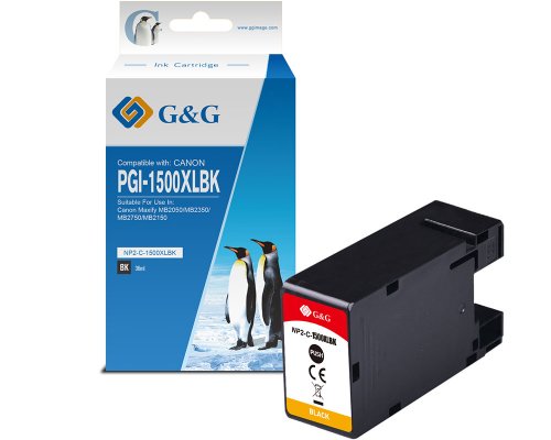 Kompatibel mit Canon PGI-1500XLBK/ 9218B001 XL-Druckerpatrone Schwarz jetzt kaufen - Marke: G&G