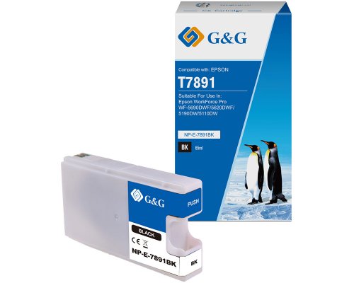Kompatibel mit Epson 78XXL/ T7891 Druckerpatrone Schwarz (ohne Füllstandanzeige) jetzt kaufen - Marke: G&G