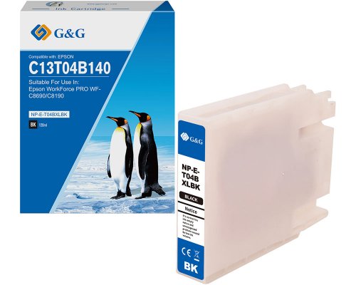 Kompatibel mit Epson T04B1 Druckerpatrone jetzt kaufen Schwarz - Marke: G&G