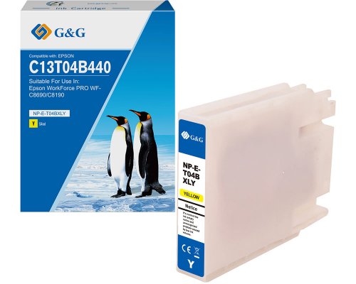 Kompatibel mit Epson T04B4 Druckerpatrone jetzt kaufen Gelb - Marke: G&G