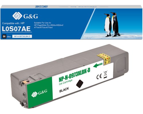 Kompatibel mit HP 973X/ L0S07AE XL-Druckerpatrone Schwarz jetzt kaufen - Marke: G&G