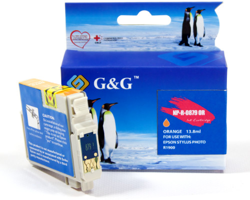 Kompatibel mit Epson T0879 Druckerpatrone Orange jetzt kaufen - Marke: G&G